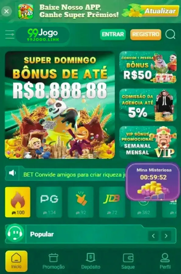 99Jogo com baixar aplicativo móvel